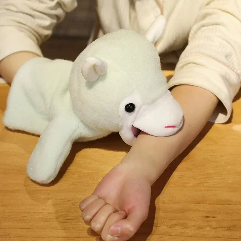 Gefüllte Plüschtiere Spielzeug Handfingerpuppe Kawaii Puppen Pädagogisches Babyspielzeug Lernen & Bildung Affe Tiger Kinder Geschenk