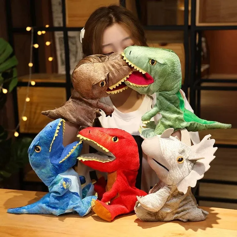 Gefüllte Plüschtiere Spielzeug Handfingerpuppe Kawaii Puppen Pädagogisches Babyspielzeug Lernen & Bildung Affe Tiger Kinder Geschenk