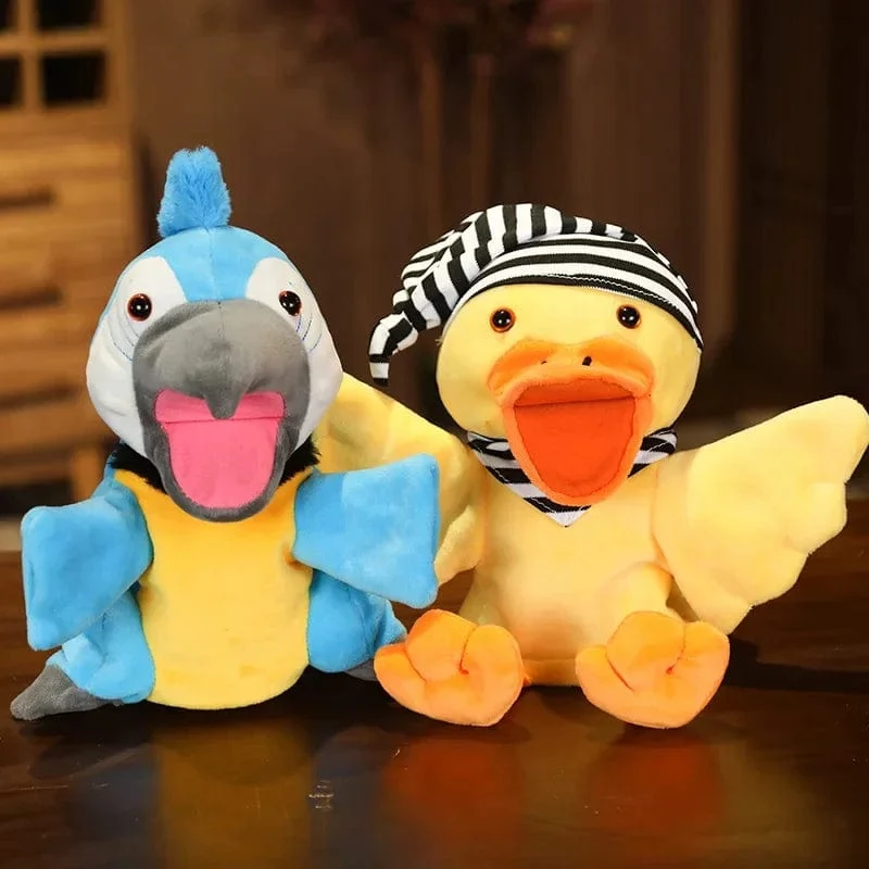 Gefüllte Plüschtiere Spielzeug Handfingerpuppe Kawaii Puppen Pädagogisches Babyspielzeug Lernen & Bildung Affe Tiger Kinder Geschenk