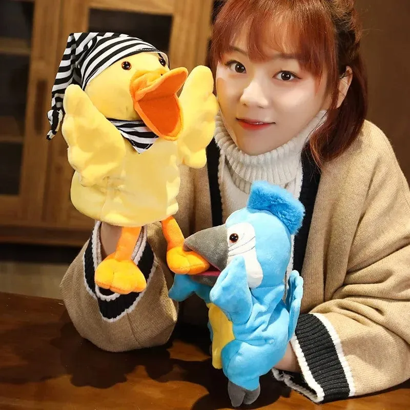 Gefüllte Plüschtiere Spielzeug Handfingerpuppe Kawaii Puppen Pädagogisches Babyspielzeug Lernen & Bildung Affe Tiger Kinder Geschenk
