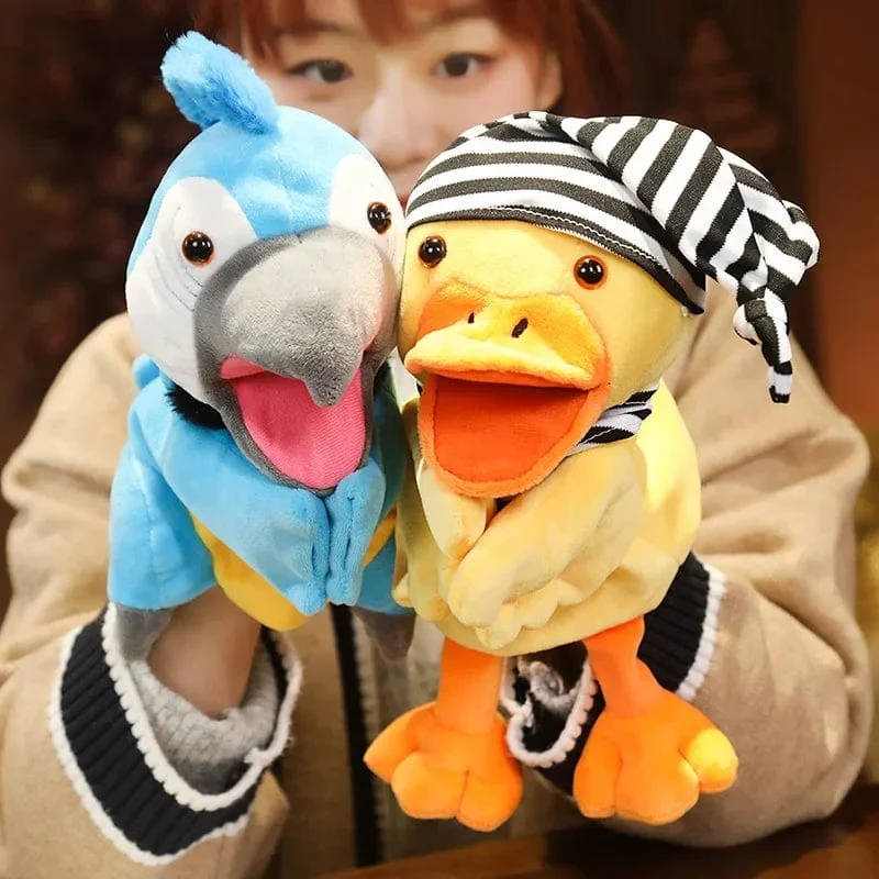 Gefüllte Plüschtiere Spielzeug Handfingerpuppe Kawaii Puppen Pädagogisches Babyspielzeug Lernen & Bildung Affe Tiger Kinder Geschenk