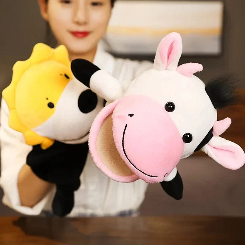 Gefüllte Plüschtiere Spielzeug Handfingerpuppe Kawaii Puppen Pädagogisches Babyspielzeug Lernen & Bildung Affe Tiger Kinder Geschenk