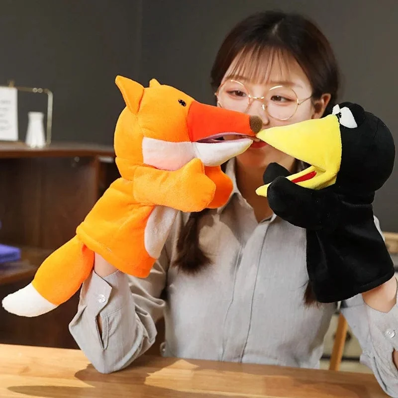Gefüllte Plüschtiere Spielzeug Handfingerpuppe Kawaii Puppen Pädagogisches Babyspielzeug Lernen & Bildung Affe Tiger Kinder Geschenk