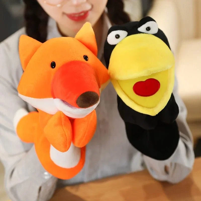 Gefüllte Plüschtiere Spielzeug Handfingerpuppe Kawaii Puppen Pädagogisches Babyspielzeug Lernen & Bildung Affe Tiger Kinder Geschenk