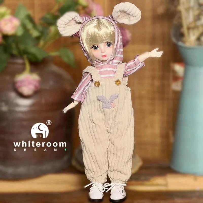Kugelgelenkpuppe Spielzeug Bjd Puppen für Mädchen Puppen 1/6 Sternengraue Augen 30cm Lolita Modekleid DIY Spielzeug Kinder Geburtstagsgeschenke