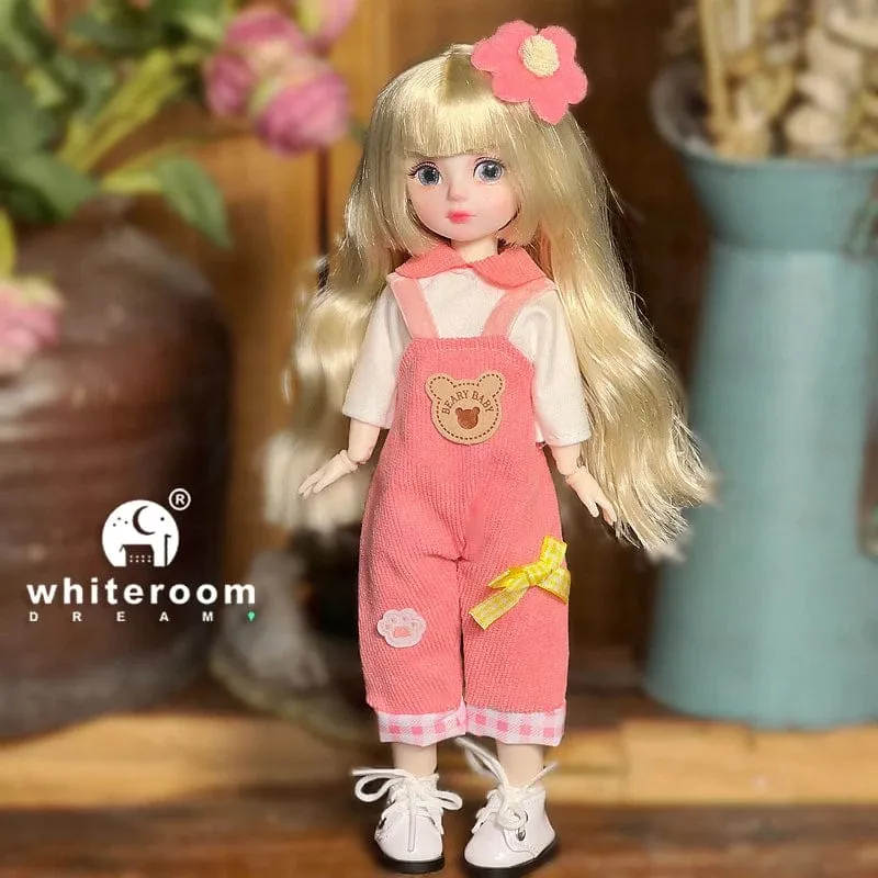 Kugelgelenkpuppe Spielzeug Bjd Puppen für Mädchen Puppen 1/6 Sternengraue Augen 30cm Lolita Modekleid DIY Spielzeug Kinder Geburtstagsgeschenke