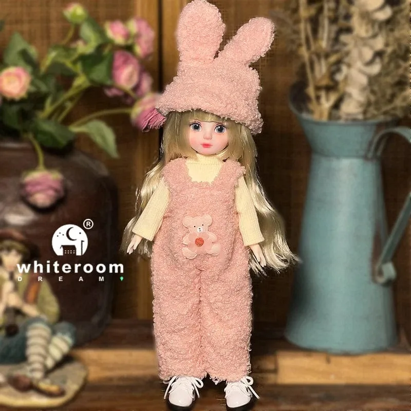 Kugelgelenkpuppe Spielzeug Bjd Puppen für Mädchen Puppen 1/6 Sternengraue Augen 30cm Lolita Modekleid DIY Spielzeug Kinder Geburtstagsgeschenke