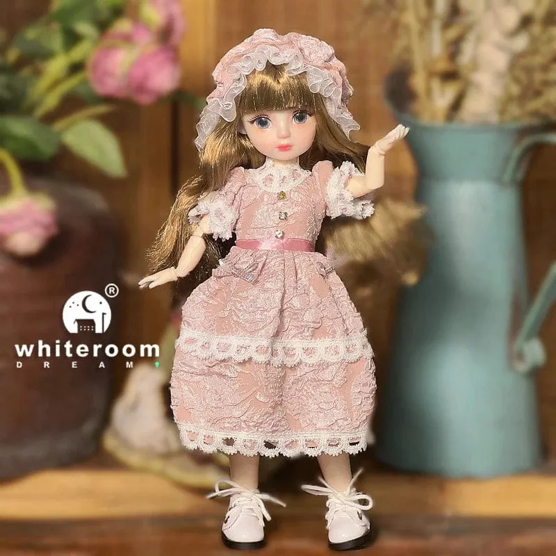 Kugelgelenkpuppe Spielzeug Bjd Puppen für Mädchen Puppen 1/6 Sternengraue Augen 30cm Lolita Modekleid DIY Spielzeug Kinder Geburtstagsgeschenke