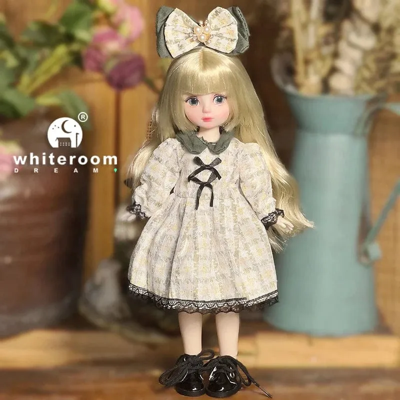 Kugelgelenkpuppe Spielzeug Bjd Puppen für Mädchen Puppen 1/6 Sternengraue Augen 30cm Lolita Modekleid DIY Spielzeug Kinder Geburtstagsgeschenke