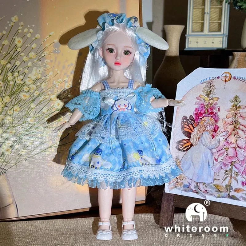 Kugelgelenkpuppe Spielzeug Bjd Puppen für Mädchen Puppen 1/6 Sternengraue Augen 30cm Lolita Modekleid DIY Spielzeug Kinder Geburtstagsgeschenke
