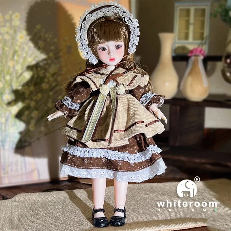 Kugelgelenkpuppe Spielzeug Bjd Puppen für Mädchen Puppen 1/6 Sternengraue Augen 30cm Lolita Modekleid DIY Spielzeug Kinder Geburtstagsgeschenke
