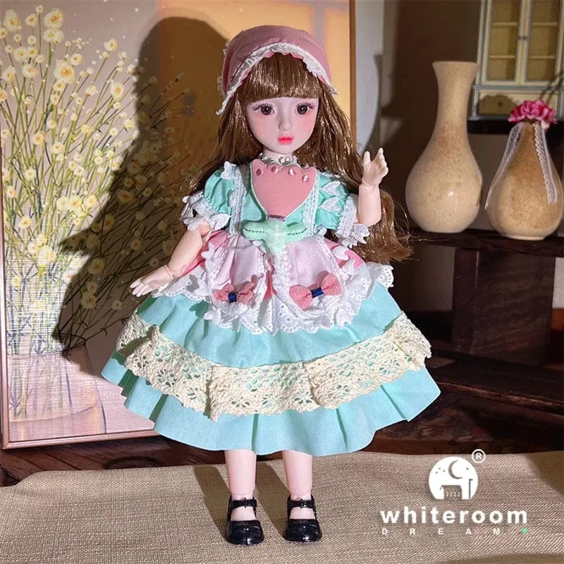 Kugelgelenkpuppe Spielzeug Bjd Puppen für Mädchen Puppen 1/6 Sternengraue Augen 30cm Lolita Modekleid DIY Spielzeug Kinder Geburtstagsgeschenke