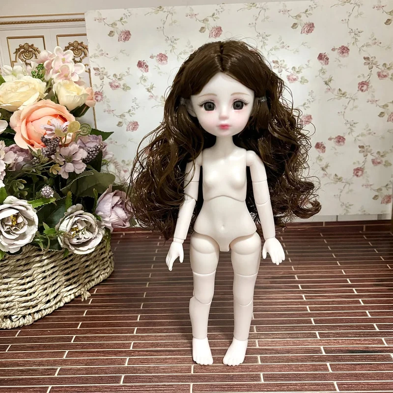 Kugelgelenkpuppe Spielzeug Bjd Puppen für Mädchen Puppen 1/6 Sternengraue Augen 30cm Lolita Modekleid DIY Spielzeug Kinder Geburtstagsgeschenke