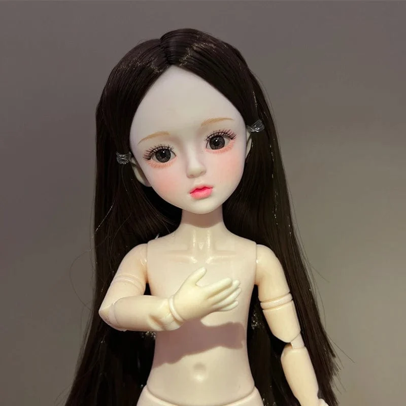 Kugelgelenkpuppe Spielzeug Bjd Puppen für Mädchen Puppen 1/6 Sternengraue Augen 30cm Lolita Modekleid DIY Spielzeug Kinder Geburtstagsgeschenke