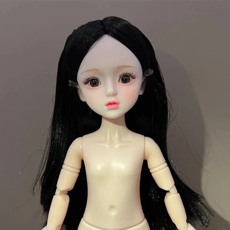 Kugelgelenkpuppe Spielzeug Bjd Puppen für Mädchen Puppen 1/6 Sternengraue Augen 30cm Lolita Modekleid DIY Spielzeug Kinder Geburtstagsgeschenke