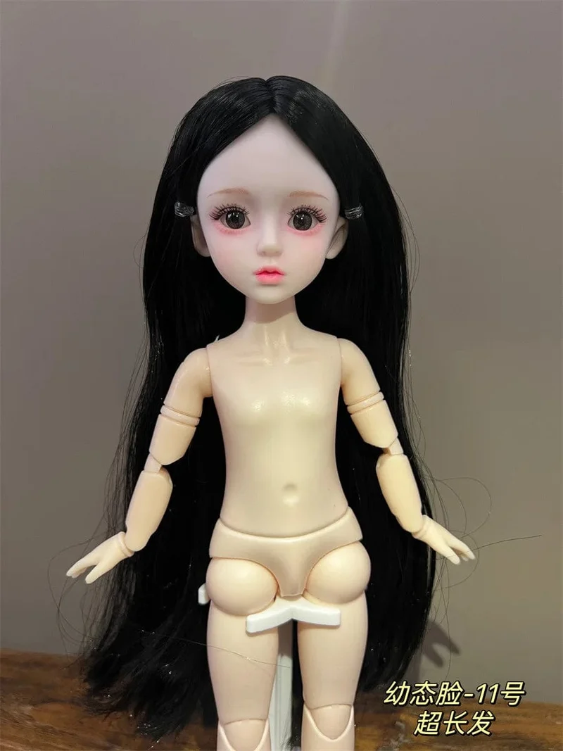 Kugelgelenkpuppe Spielzeug Bjd Puppen für Mädchen Puppen 1/6 Sternengraue Augen 30cm Lolita Modekleid DIY Spielzeug Kinder Geburtstagsgeschenke