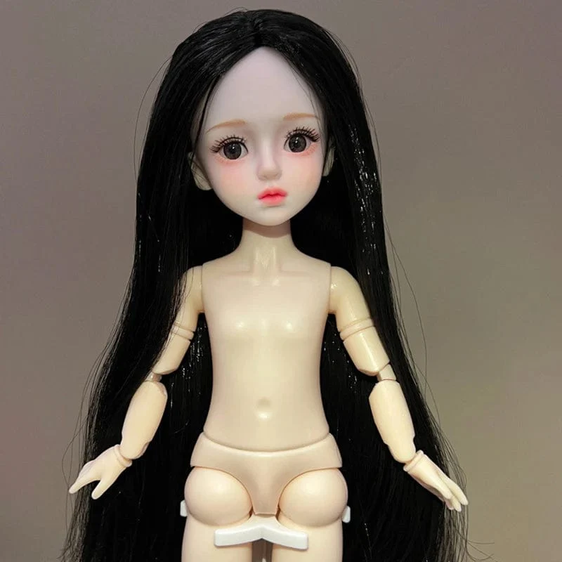 Kugelgelenkpuppe Spielzeug Bjd Puppen für Mädchen Puppen 1/6 Sternengraue Augen 30cm Lolita Modekleid DIY Spielzeug Kinder Geburtstagsgeschenke