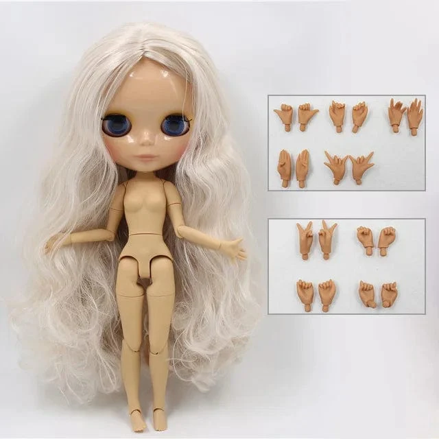 ICY DBS Blyth Puppe 1/6 bjd spielzeug joint körper tan haut puppe 30cm glänzendes gesicht für DIY custom puppe