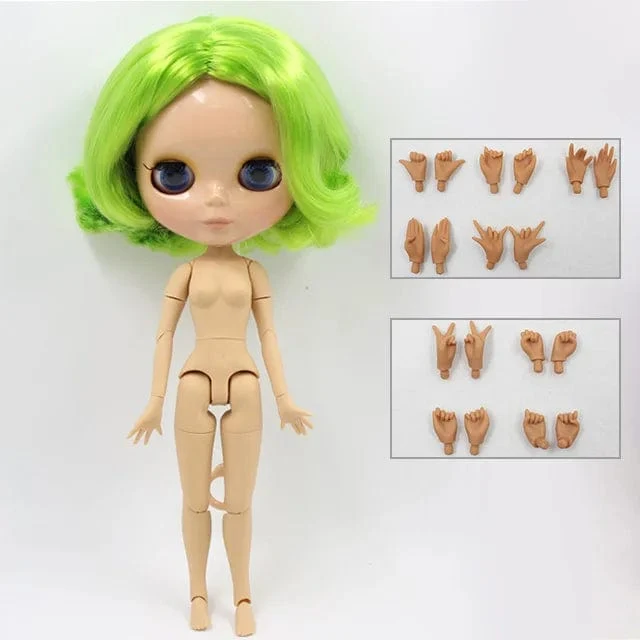ICY DBS Blyth Puppe 1/6 bjd spielzeug joint körper tan haut puppe 30cm glänzendes gesicht für DIY custom puppe