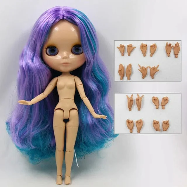 ICY DBS Blyth Puppe 1/6 bjd spielzeug joint körper tan haut puppe 30cm glänzendes gesicht für DIY custom puppe