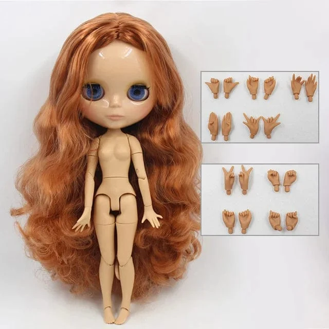 ICY DBS Blyth Puppe 1/6 bjd spielzeug joint körper tan haut puppe 30cm glänzendes gesicht für DIY custom puppe