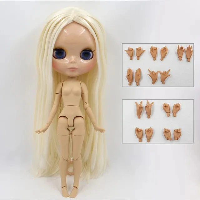 ICY DBS Blyth Puppe 1/6 bjd spielzeug joint körper tan haut puppe 30cm glänzendes gesicht für DIY custom puppe
