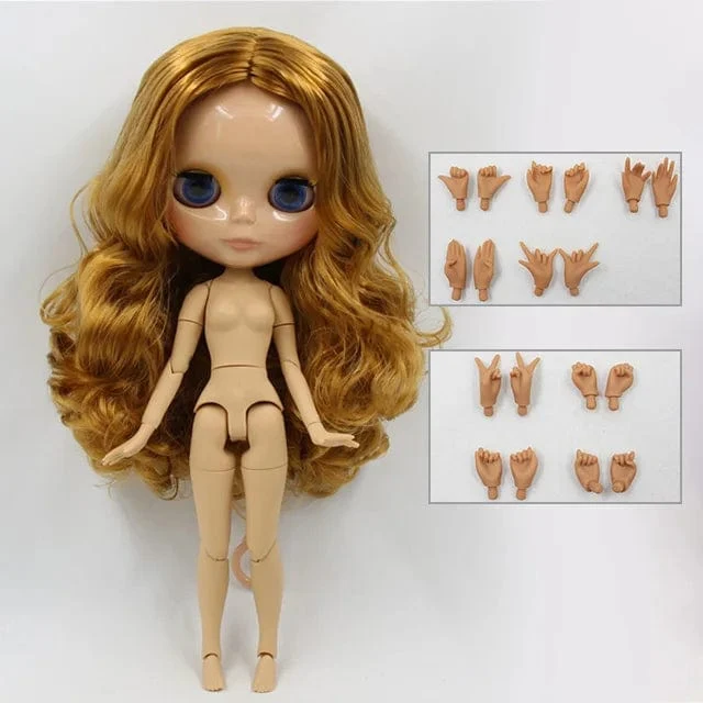 ICY DBS Blyth Puppe 1/6 bjd spielzeug joint körper tan haut puppe 30cm glänzendes gesicht für DIY custom puppe