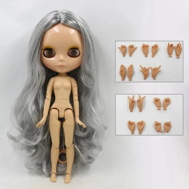 ICY DBS Blyth Puppe 1/6 bjd spielzeug joint körper tan haut puppe 30cm glänzendes gesicht für DIY custom puppe