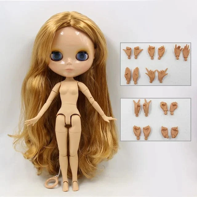 ICY DBS Blyth Puppe 1/6 bjd spielzeug joint körper tan haut puppe 30cm glänzendes gesicht für DIY custom puppe