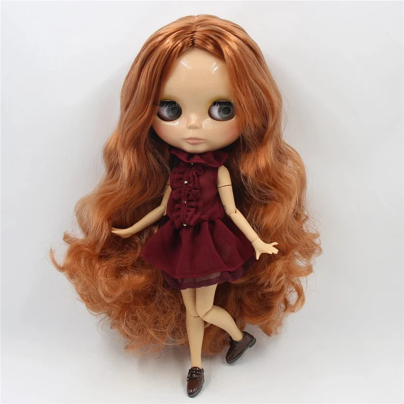 ICY DBS Blyth Puppe 1/6 bjd spielzeug joint körper tan haut puppe 30cm glänzendes gesicht für DIY custom puppe