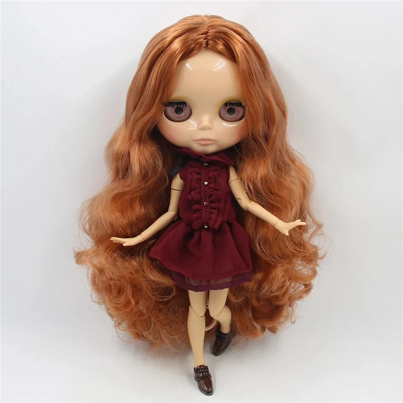 ICY DBS Blyth Puppe 1/6 bjd spielzeug joint körper tan haut puppe 30cm glänzendes gesicht für DIY custom puppe