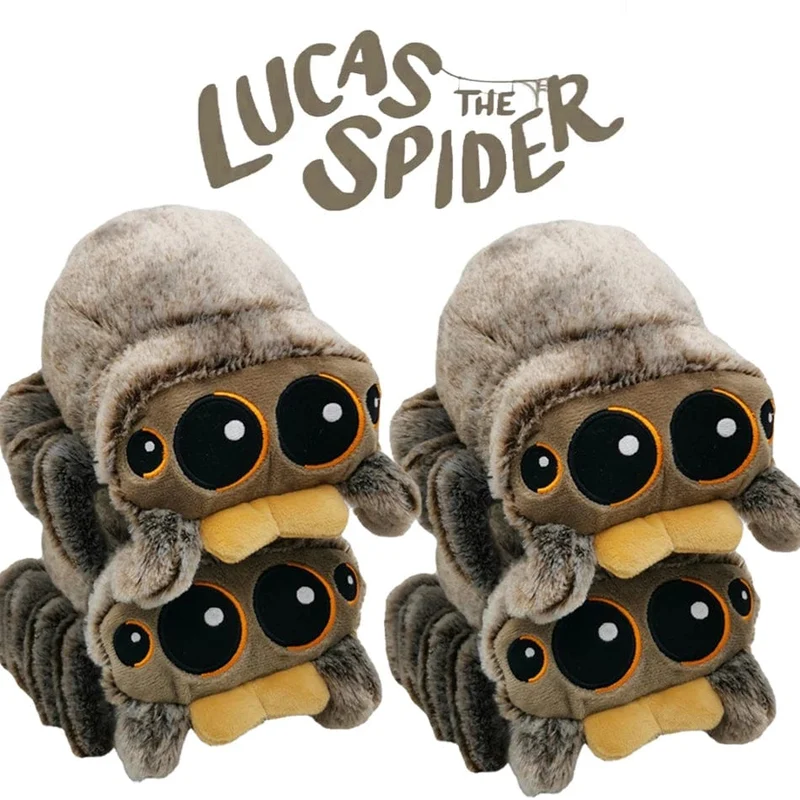 Kuscheltiere Plüschtiere Spinnenspielzeug Schwarz Little Lucas Simuliertes Kissen Puppe Anime Spielzimmer Kissen Decora Kindergeschenk