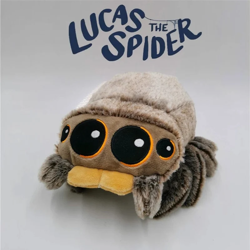 Kuscheltiere Plüschtiere Spinnenspielzeug Schwarz Little Lucas Simuliertes Kissen Puppe Anime Spielzimmer Kissen Decora Kindergeschenk