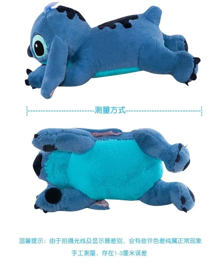 Welpe Stitch Puppe Blau Stitch Plüsch Langes Kissen Spielzeug Mädchen Schlafendes Bein Klemmen Plüschtier Puppe Kinder Geburtstag Kissen Geschenk