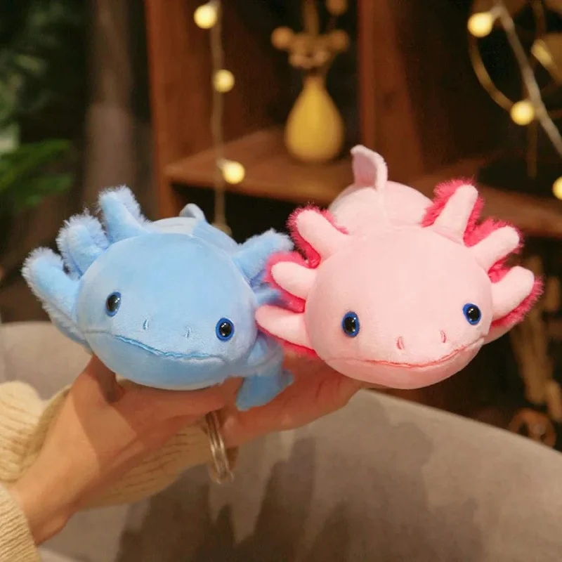 45 cm Kawaii Buntes Molch-Plüschtier Gefülltes süßes Axolotl Salamander Fuzzy-Plüschfisch-Beschwichtigungs-langes Kissen-Kissen Kindergeschenk