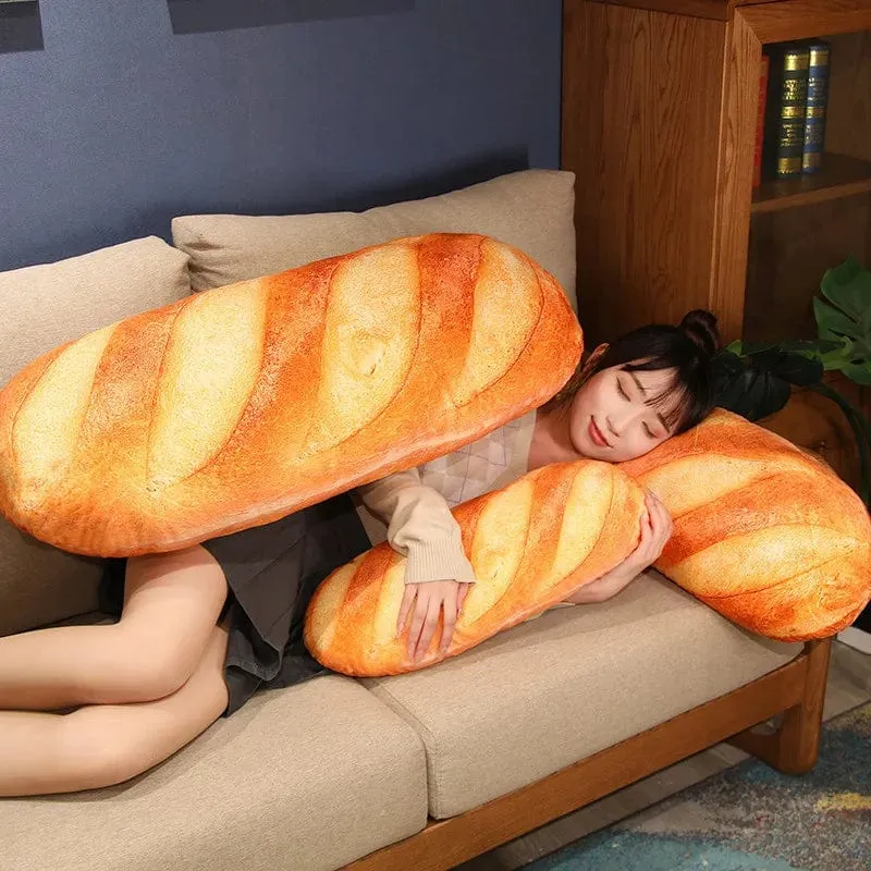 Französisches Brot Plüschkissen Gefülltes Druckbild Essen Plushie Peluche Party Prop Dekor Schlafender Begleiter Mann Geschenk