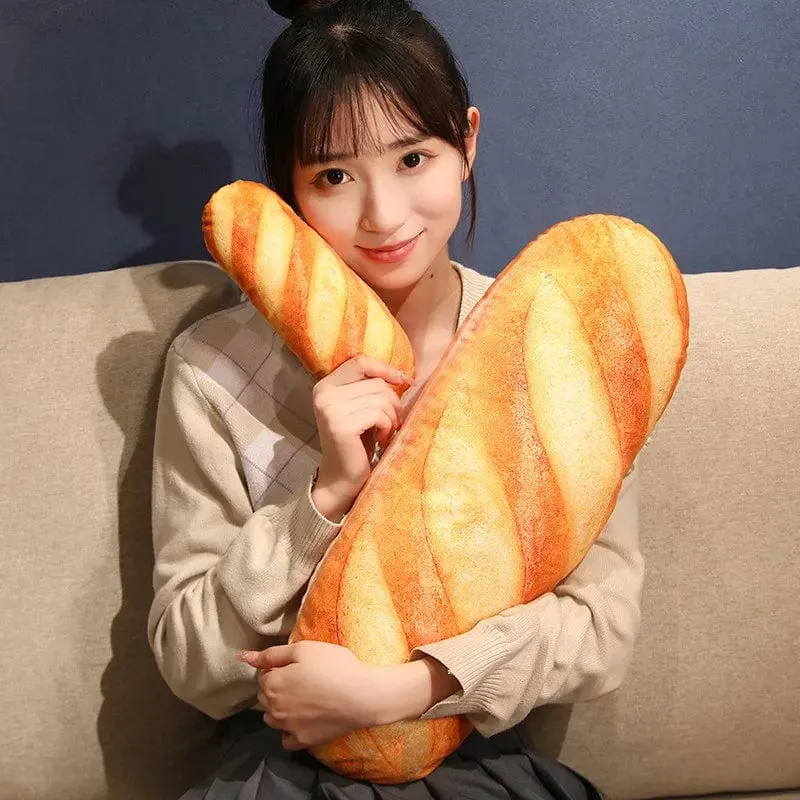 Französisches Brot Plüschkissen Gefülltes Druckbild Essen Plushie Peluche Party Prop Dekor Schlafender Begleiter Mann Geschenk