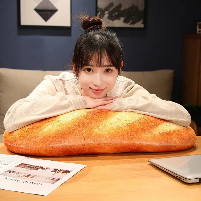 Französisches Brot Plüschkissen Gefülltes Druckbild Essen Plushie Peluche Party Prop Dekor Schlafender Begleiter Mann Geschenk