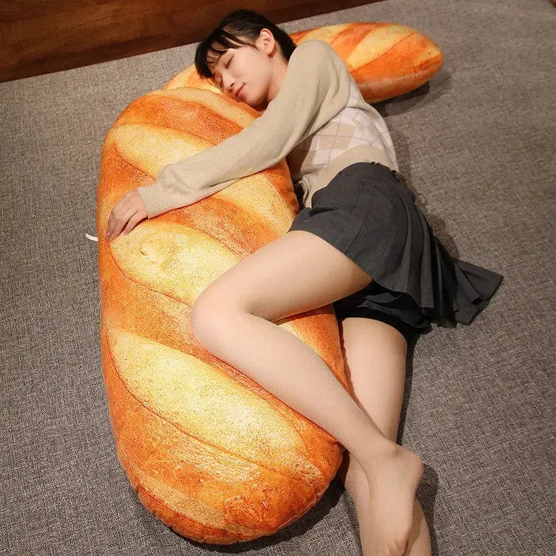 Französisches Brot Plüschkissen Gefülltes Druckbild Essen Plushie Peluche Party Prop Dekor Schlafender Begleiter Mann Geschenk