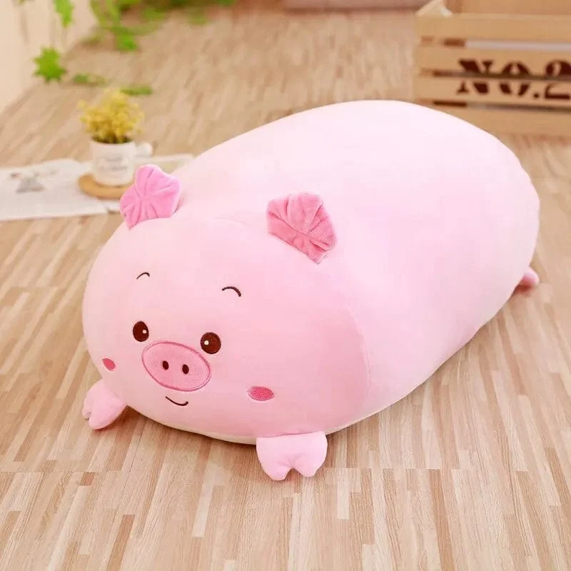 Heißer Verkauf Weiches Tierkissen 28/60 cm Süße Katze Schwein Hund Frosch Plüschtier Gefüllte Schöne Kinder Geburtstagsgeschenk