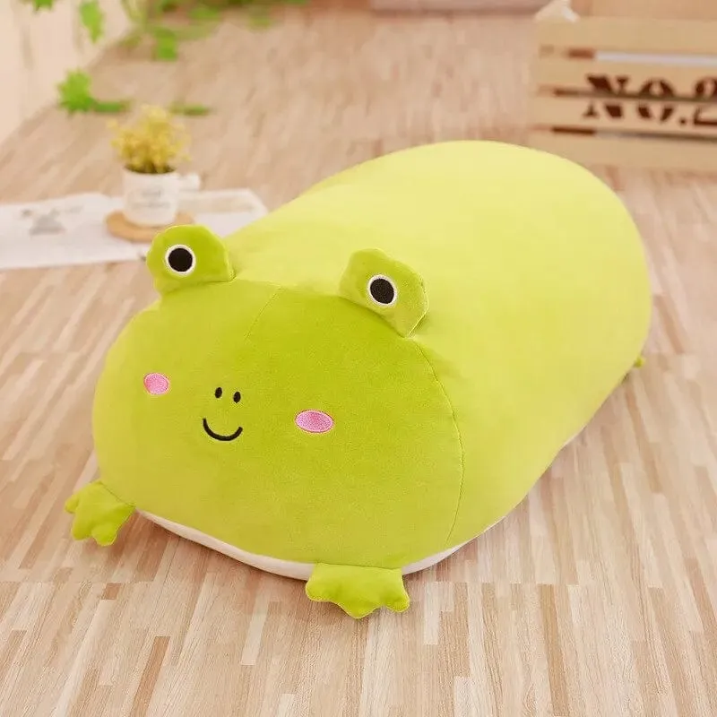 Heißer Verkauf Weiches Tierkissen 28/60 cm Süße Katze Schwein Hund Frosch Plüschtier Gefüllte Schöne Kinder Geburtstagsgeschenk