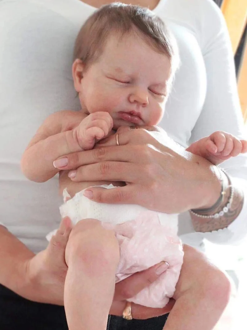 50 cm Volle Körper Silikon Vinyl Reborn Mädchen Puppe Handgemachte Neugeborenen Bebe Puppe Für Kinder Geschenke