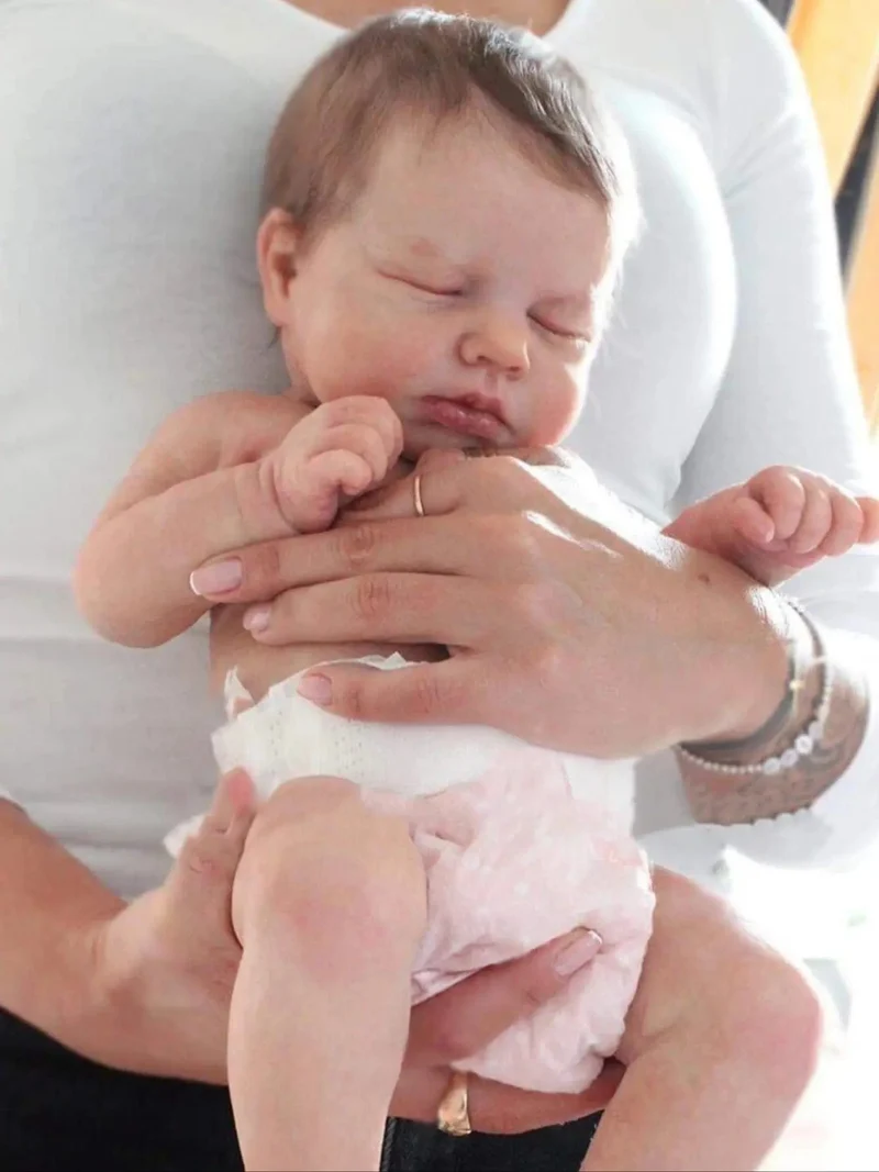 50 cm Volle Körper Silikon Vinyl Reborn Mädchen Puppe Handgemachte Neugeborenen Bebe Puppe Für Kinder Geschenke