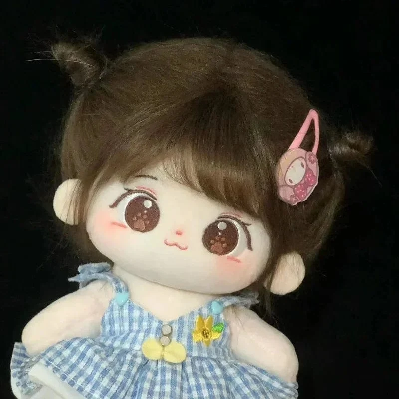 20cm Miaomiao Baumwolle Puppe Lager Austauschbare Baby Kleidung Plüsch Puppe Dress Up Cospslay Anime Figur Kinder Mädchen Spielzeug