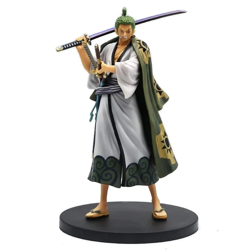 Hot One Piece 10 cm Anime Figur GK Roronoa Zoro Dreiklinge Sa-Maximum Manga Anime Statue Actionfigur Sammlung Modell Kinderspielzeug