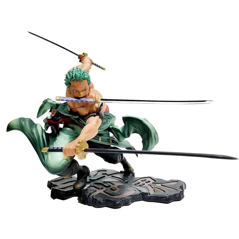 Hot One Piece 10 cm Anime Figur GK Roronoa Zoro Dreiklinge Sa-Maximum Manga Anime Statue Actionfigur Sammlung Modell Kinderspielzeug