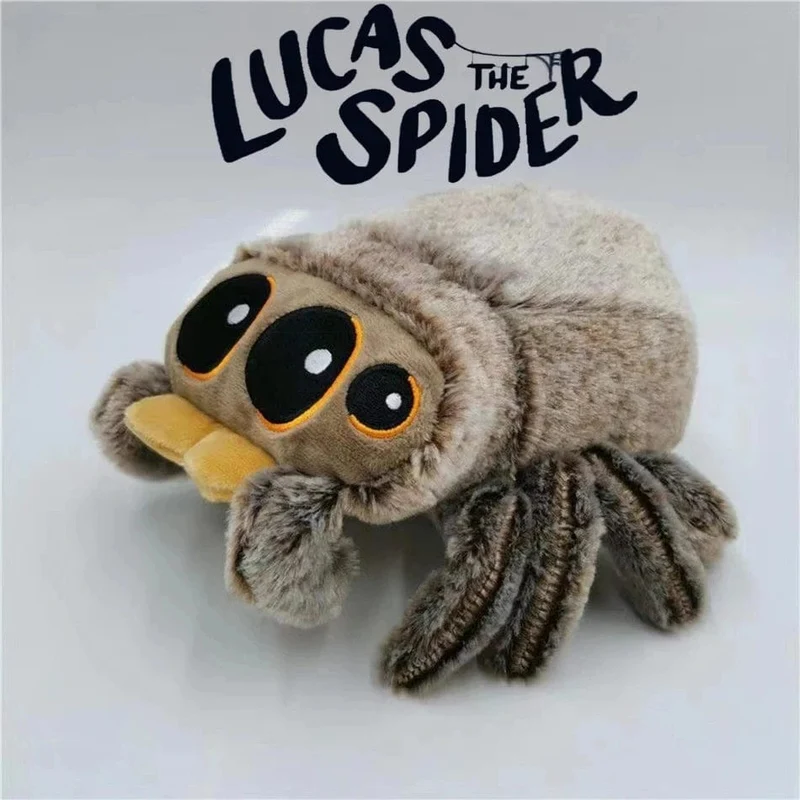 Kuscheltiere Plüschtiere Spinnenspielzeug Schwarz Little Lucas Simuliertes Kissen Puppe Anime Spielzimmer Kissen Decora Kindergeschenk