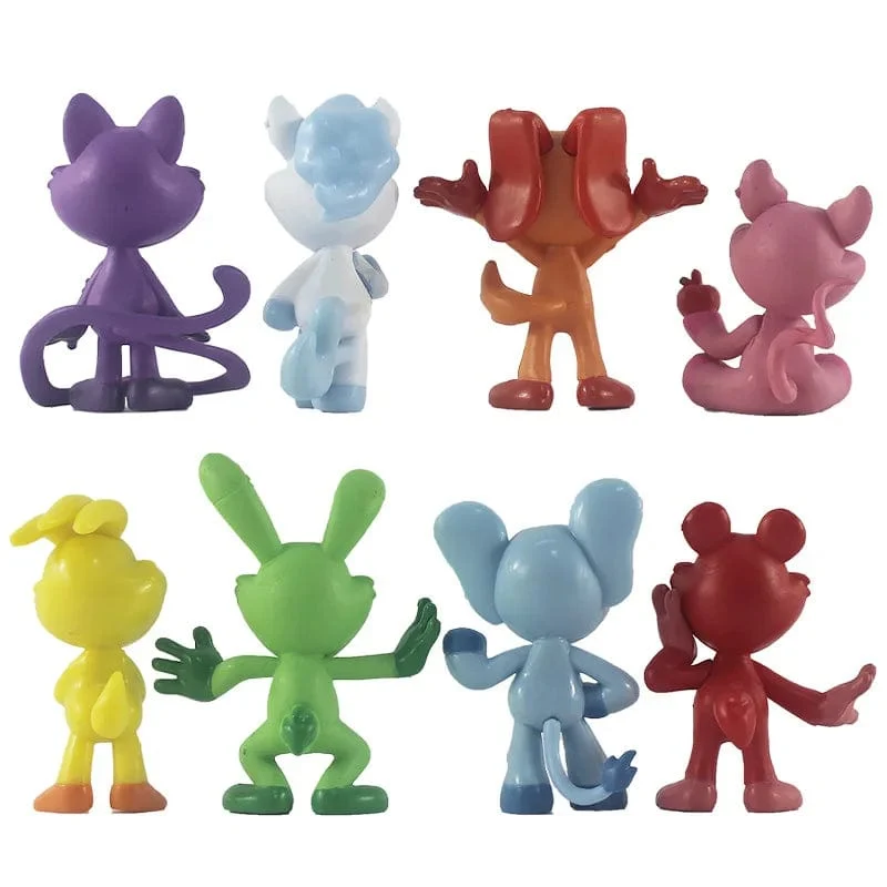 6-15 cm Smiling Critters Figur Smiling Critters Cat Nap Dog Day Catnap Dogday Figuren Set Spielzeug Modell Spielzeug Kinder Geburtstagsgeschenke