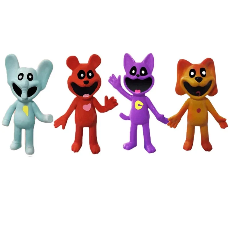6-15 cm Smiling Critters Figur Smiling Critters Cat Nap Dog Day Catnap Dogday Figuren Set Spielzeug Modell Spielzeug Kinder Geburtstagsgeschenke