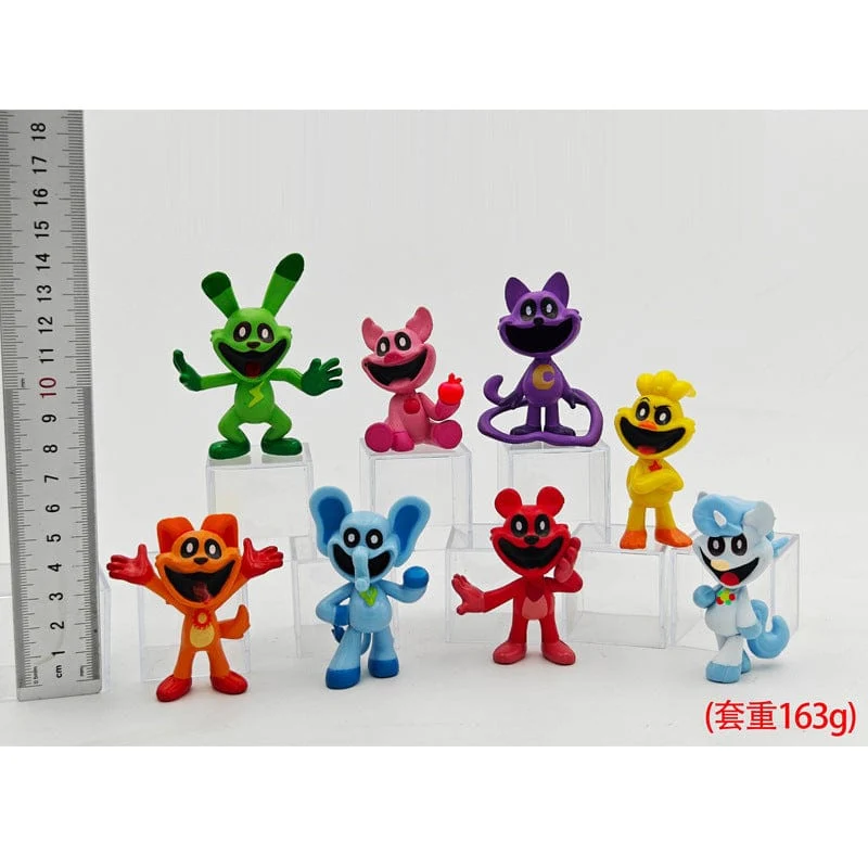 6-15 cm Smiling Critters Figur Smiling Critters Cat Nap Dog Day Catnap Dogday Figuren Set Spielzeug Modell Spielzeug Kinder Geburtstagsgeschenke